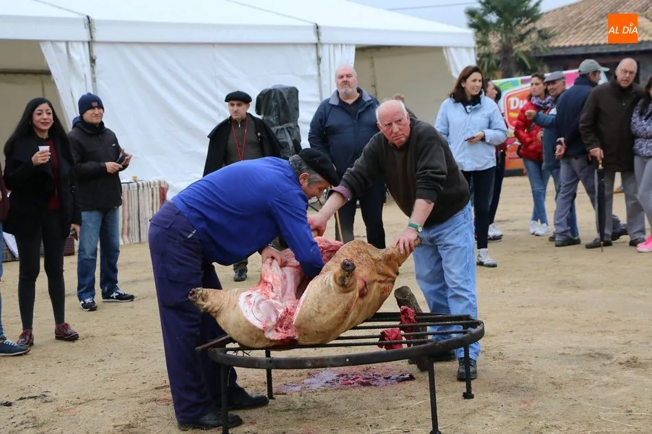 Foto 10 - Barruecopardo vive su II Matanza Tradicional con cinco matanceros de honor  
