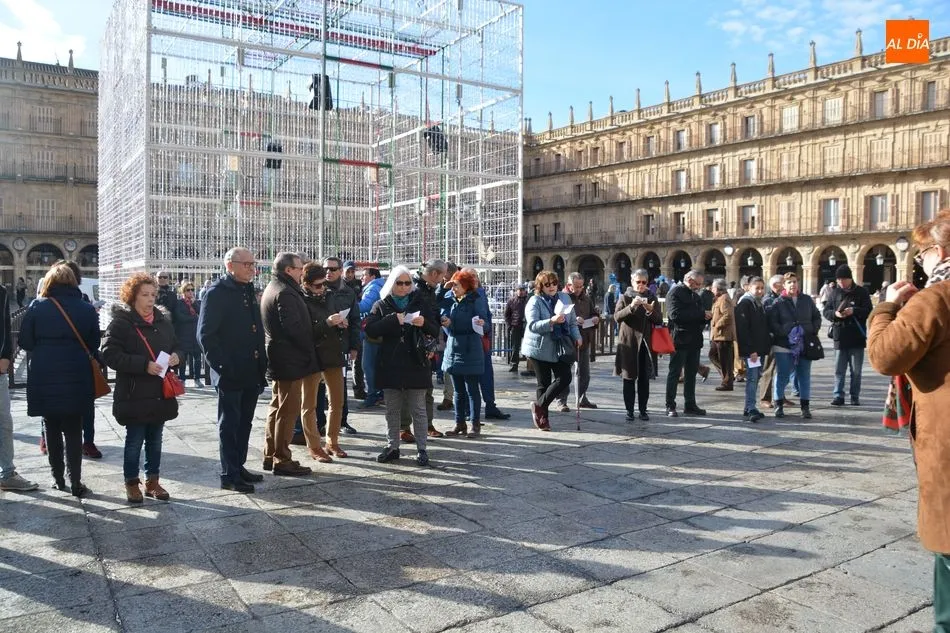 Foto 2 - La Plaza Mayor acoge una nueva movilizaci&oacute;n de los &lsquo;yayogaitas&rsquo;  