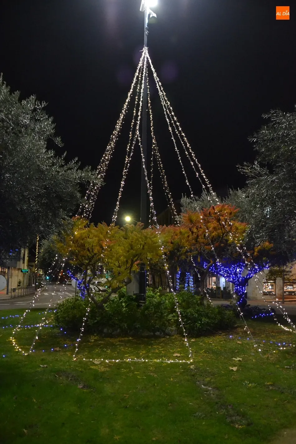 Foto 2 - La rotonda del Cruce estrena &Aacute;rbol de Navidad  