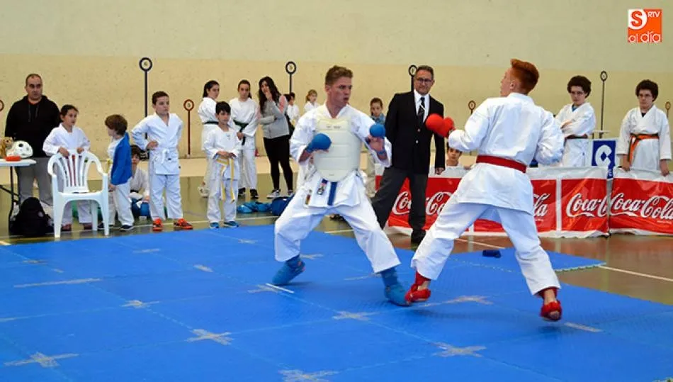 Imagen de un combate de karate