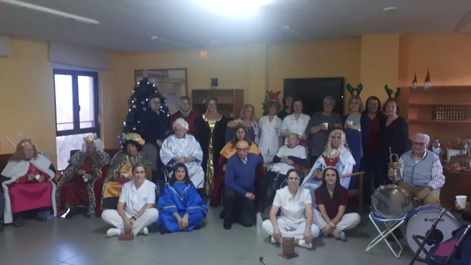 La residencia de Masueco celebra la Navidad con la recreación del Belén