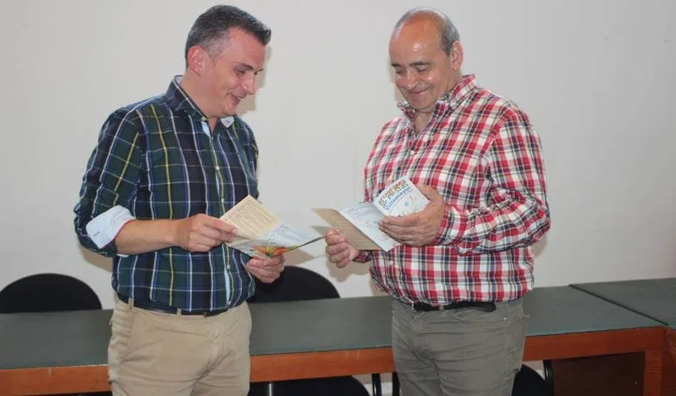 El concejal de Festejos, Óscar Casas, y el alcalde, Manuel Gago