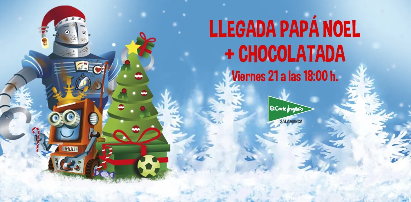 Papá Noel llega este viernes a Salamanca de la mano de El Corte Inglés