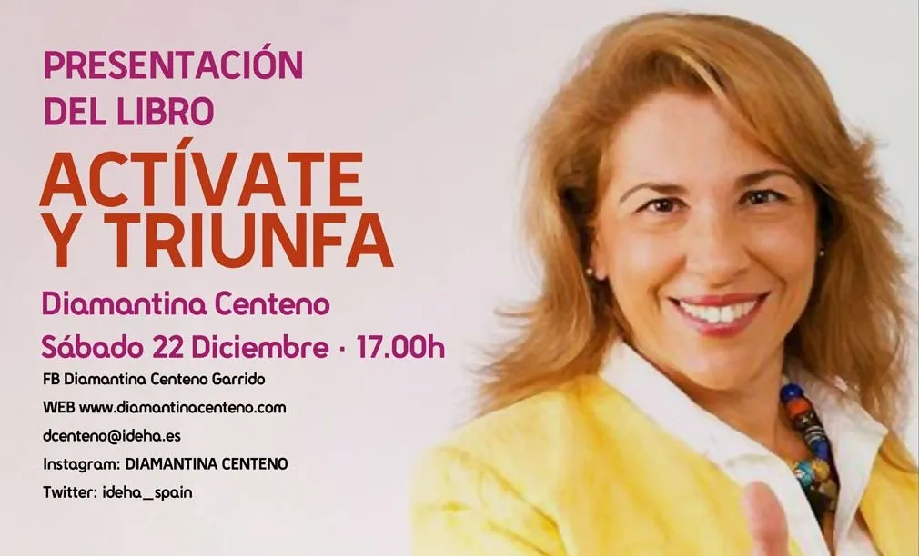 El Tormes acogerá este sábado la presentación del libro ‘Actívate y Triunfa’ de Diamantina...