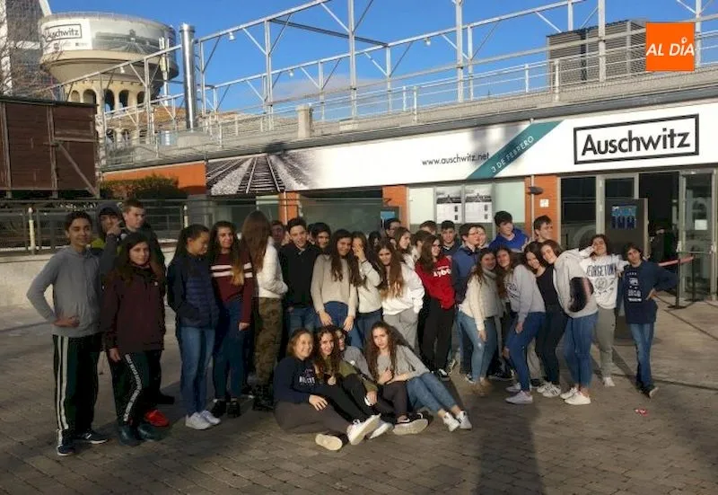Alumnos del San Juan Bosco durante la excursión