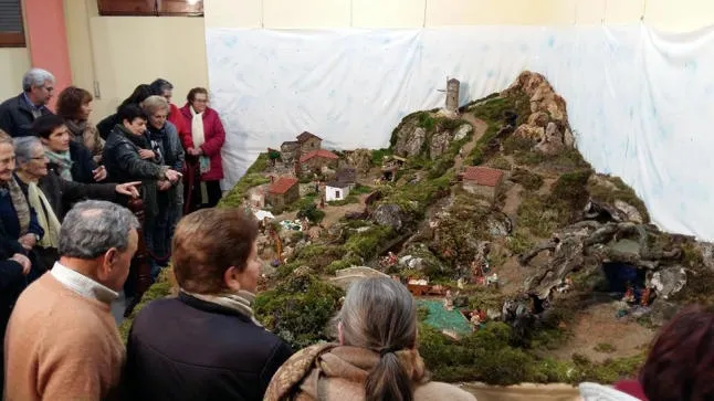 Imagen del primer Belén Serrano que se expuso en 2015. Foto: Ayto. San Esteban.