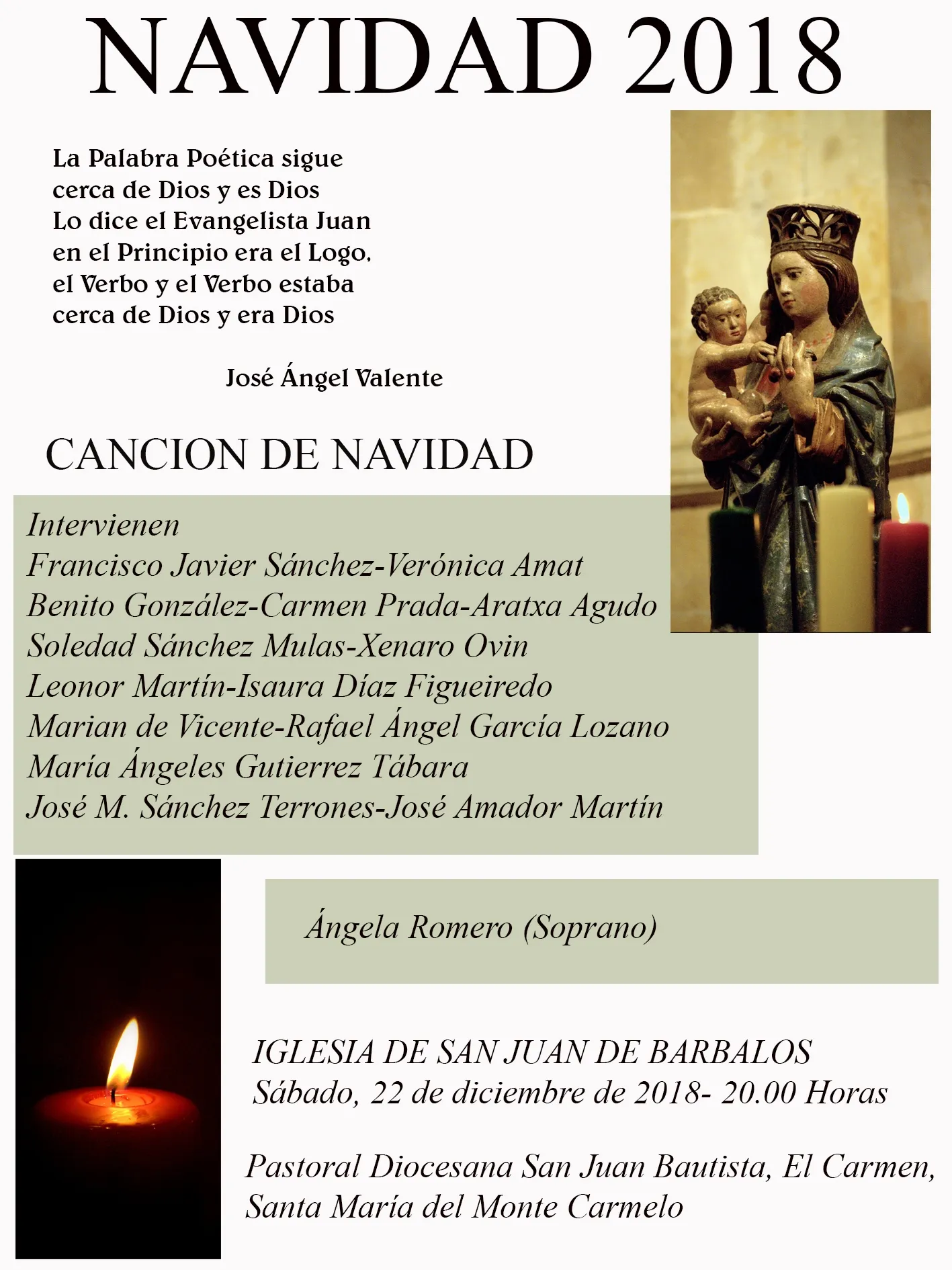 Foto 2 - Un grupo de poetas salmantinos celebrar&aacute; ma&ntilde;ana su particular &lsquo;Canci&oacute;n de Navidad&rsquo;