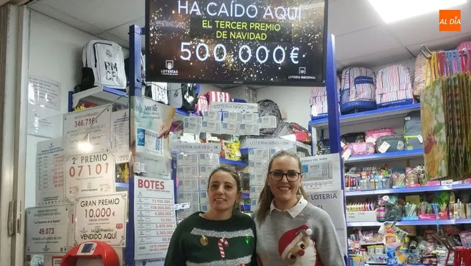 Foto 2 - El tercer premio, 04.211, tambi&eacute;n reparte suerte en Salamanca