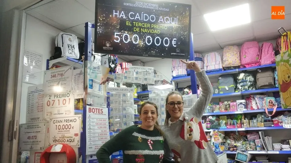 Foto 3 - El tercer premio, 04.211, tambi&eacute;n reparte suerte en Salamanca