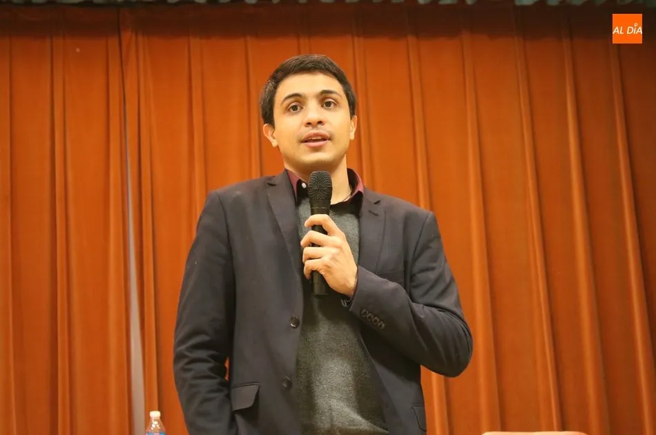 Lorent Saleh en el Colegio Seminario San Jerónimo