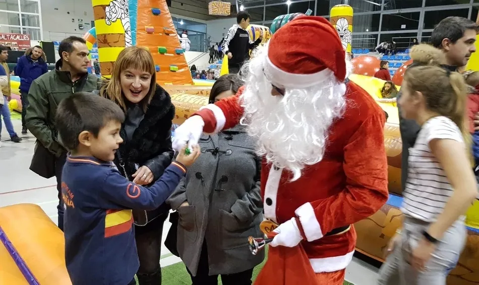 Navilandia recibe la visita de Papá Noel  