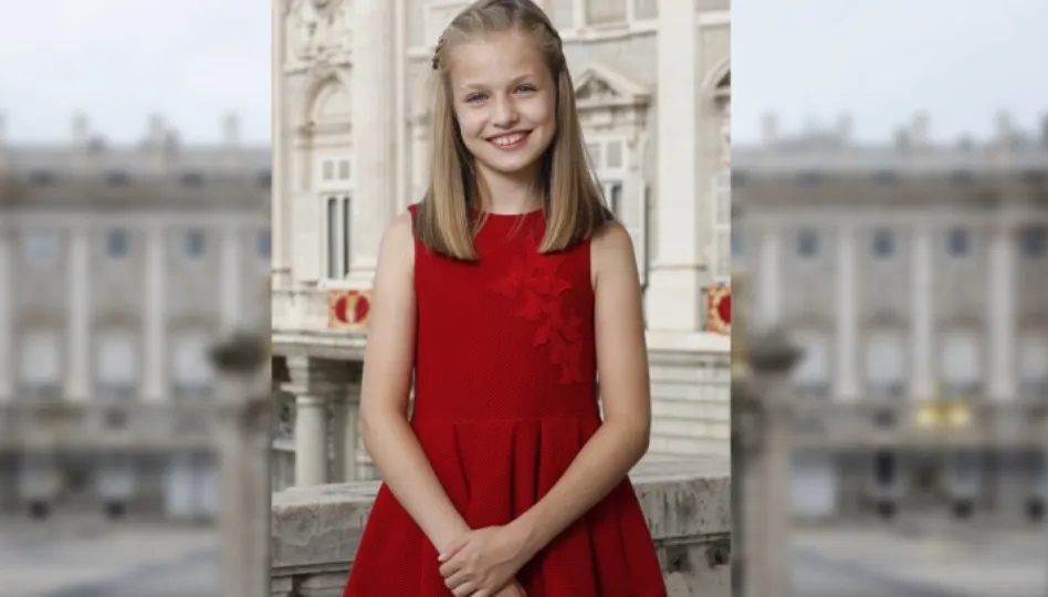La princesa Leonor en una foto publicada por la Casa Real
