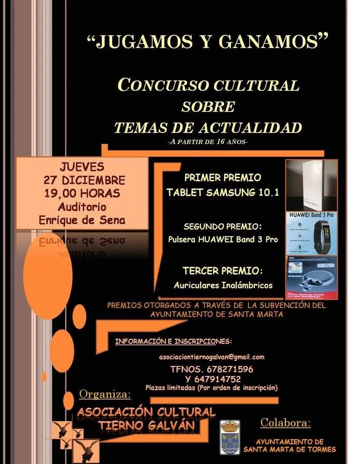 Foto 2 - La Asociaci&oacute;n Tierno Galv&aacute;n celebra este jueves su concurso cultural    &nbsp;  