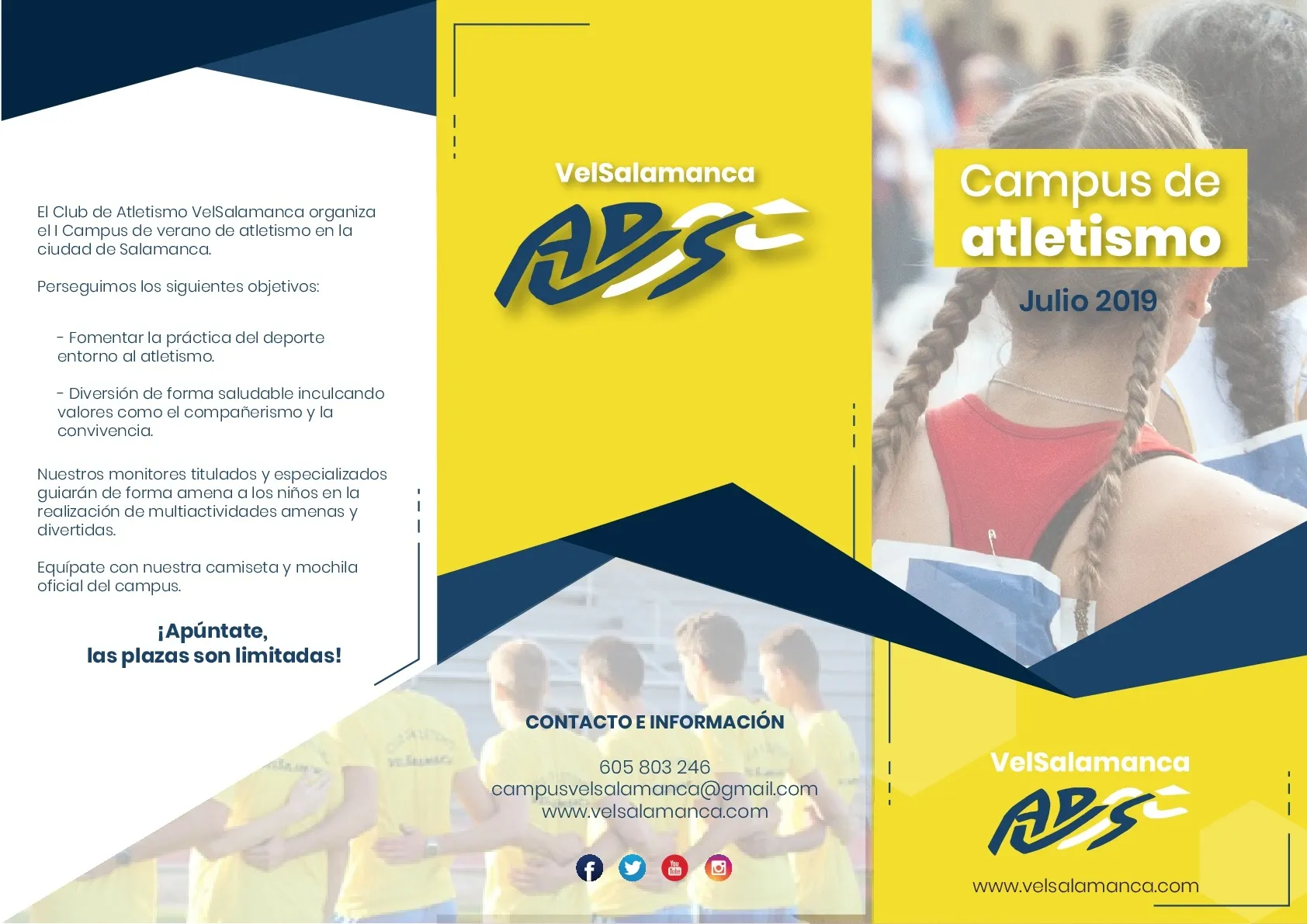 Foto 3 - El Club de Atletismo VelSalamanca impulsar&aacute; este verano su I Campus Deportivo