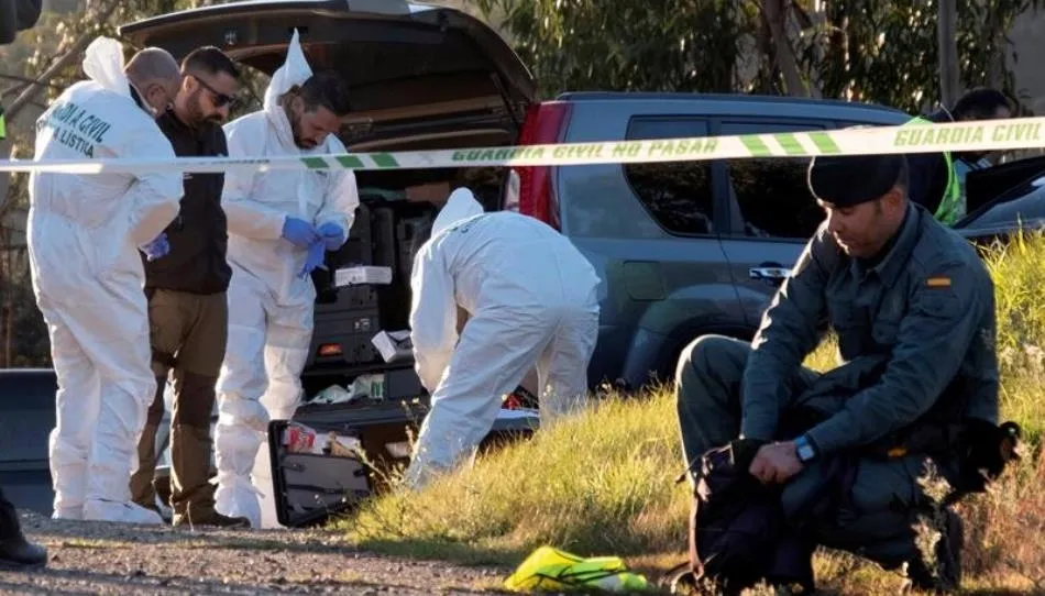 Investigadores del asesinato de Laura Luelmo. Foto @guardiacivil