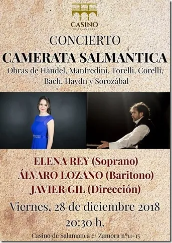 Foto 3 - La soprano Elena Rey actuar&aacute; en el Casino con la Camerata Salm&aacute;ntica