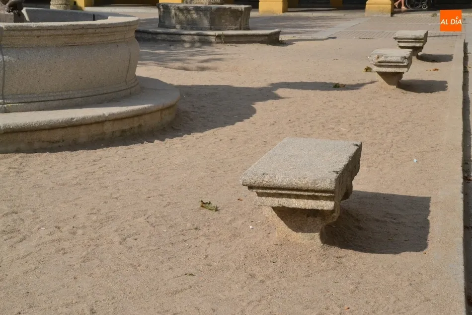 La arena de la Plazuela del Buen Alcalde será retirada a partir del 8 de enero  