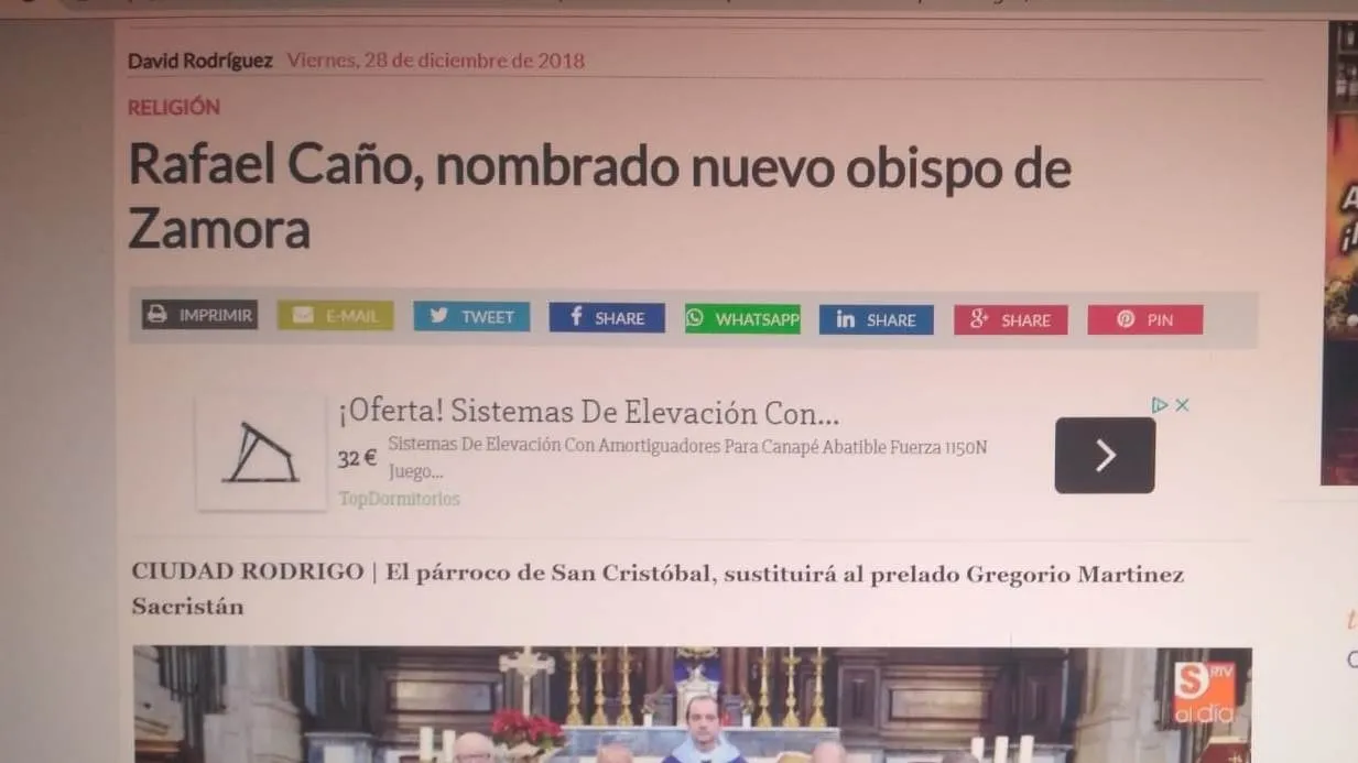 Foto 3 - No, Alberto Mart&iacute;n no vuelve al Ciudad Rodrigo ni Rafa Ca&ntilde;o va a ser el Obispo de Zamora  