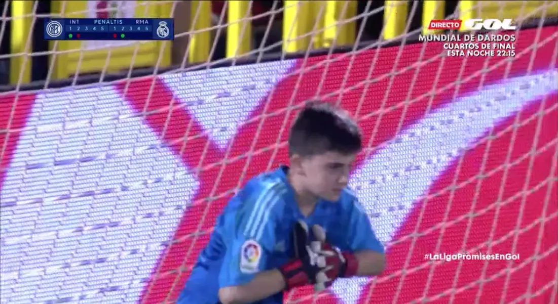 Foto 3 - Gonzalo Castillo, gran h&eacute;roe en el t&iacute;tulo del Real Madrid en LaLigaPromises al detener 2 penaltys ...