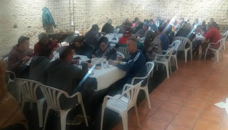 Foto 5 - Buen ambiente tanto en el bel&eacute;n viviente como en la matanza de Sancti-Sp&iacute;ritus  