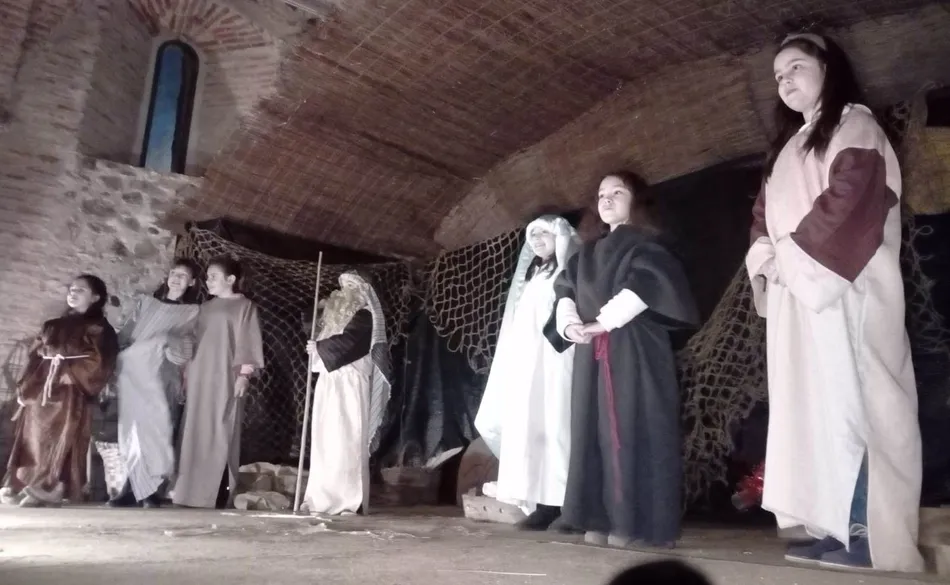 Buen ambiente tanto en el belén viviente como en la matanza de Sancti-Spíritus  