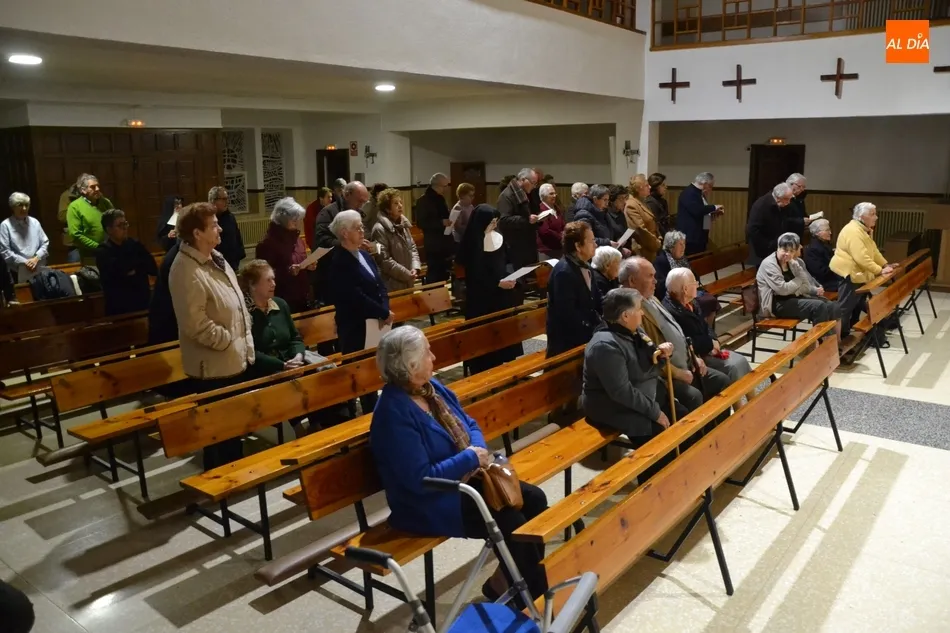 Una concurrida Vigilia de la Adoración Nocturna, último acto del año en Ciudad Rodrigo  