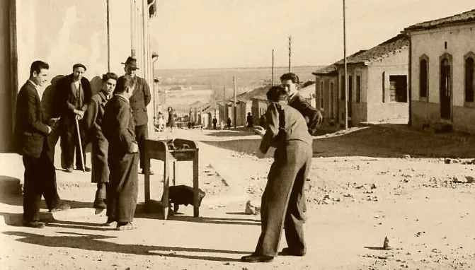 El juego de la rana, en el Camino de las Aguas