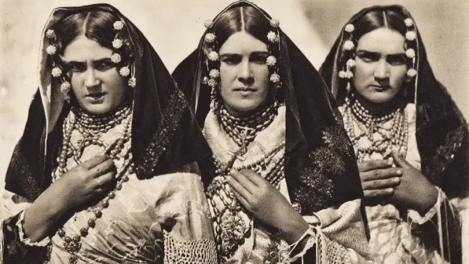 Charras y mozos de Aldeadávila en los 60