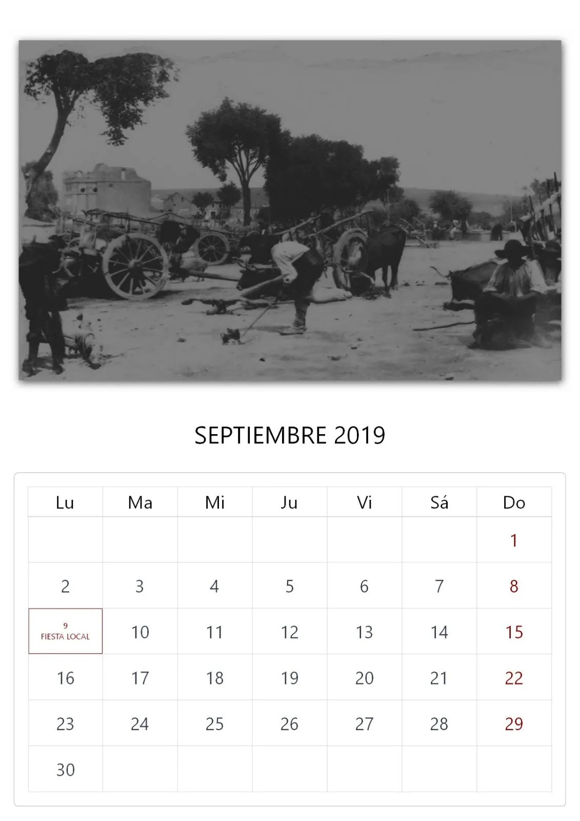 Foto 5 - Creados dos calendarios de 2019 con im&aacute;genes hist&oacute;ricas y actuales de Ciudad Rodrigo  