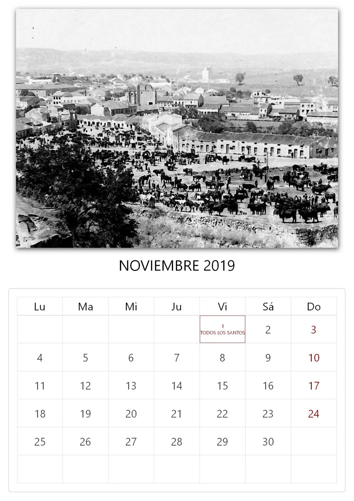 Foto 3 - Creados dos calendarios de 2019 con im&aacute;genes hist&oacute;ricas y actuales de Ciudad Rodrigo  