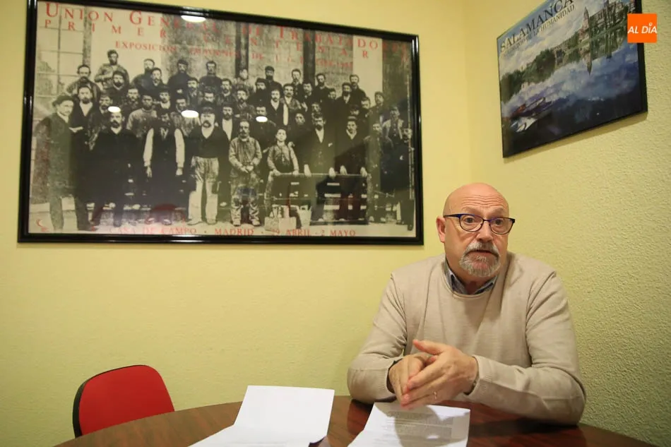 José Luis Hernández Rivas, secretario provincial de UGT. Foto: Alberto Martín