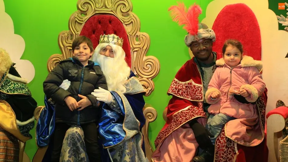 Sus Majestades los Reyes Magos de Oriente en el Corte Inglés / Foto: Alberto Martín.