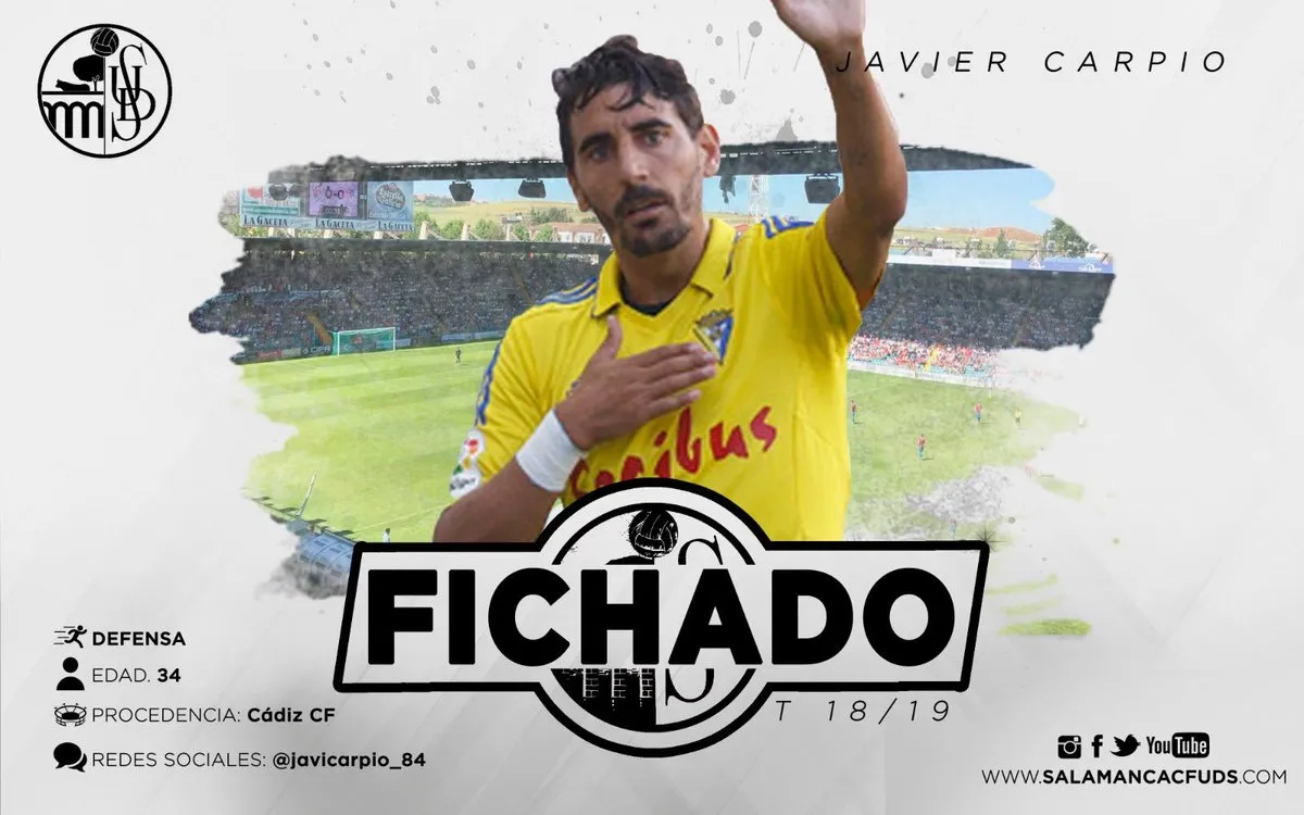 El Salamanca UDS oficializa los fichajes de Carpio y Alomerovic