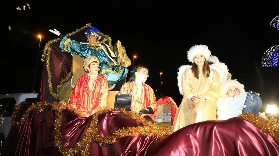 Un momento de la Cabalgata en Carbajosa.