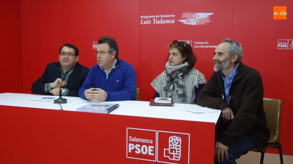 Juan Luis Cepa, José Ignacio Martín Benito, Belén Rodríguez y Juan Jesús Delgado