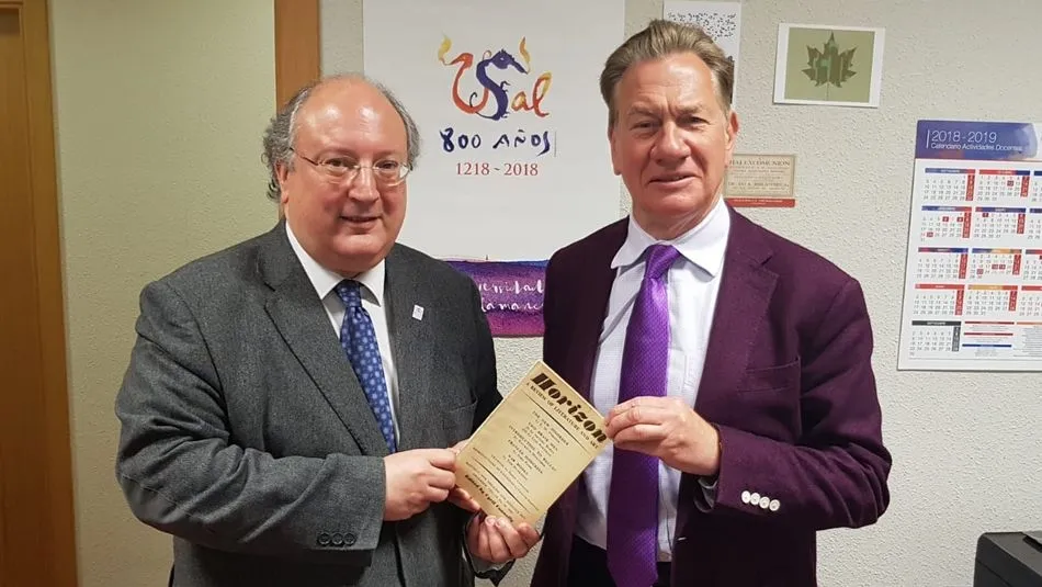 Enrique Cabero y Michael Portillo.