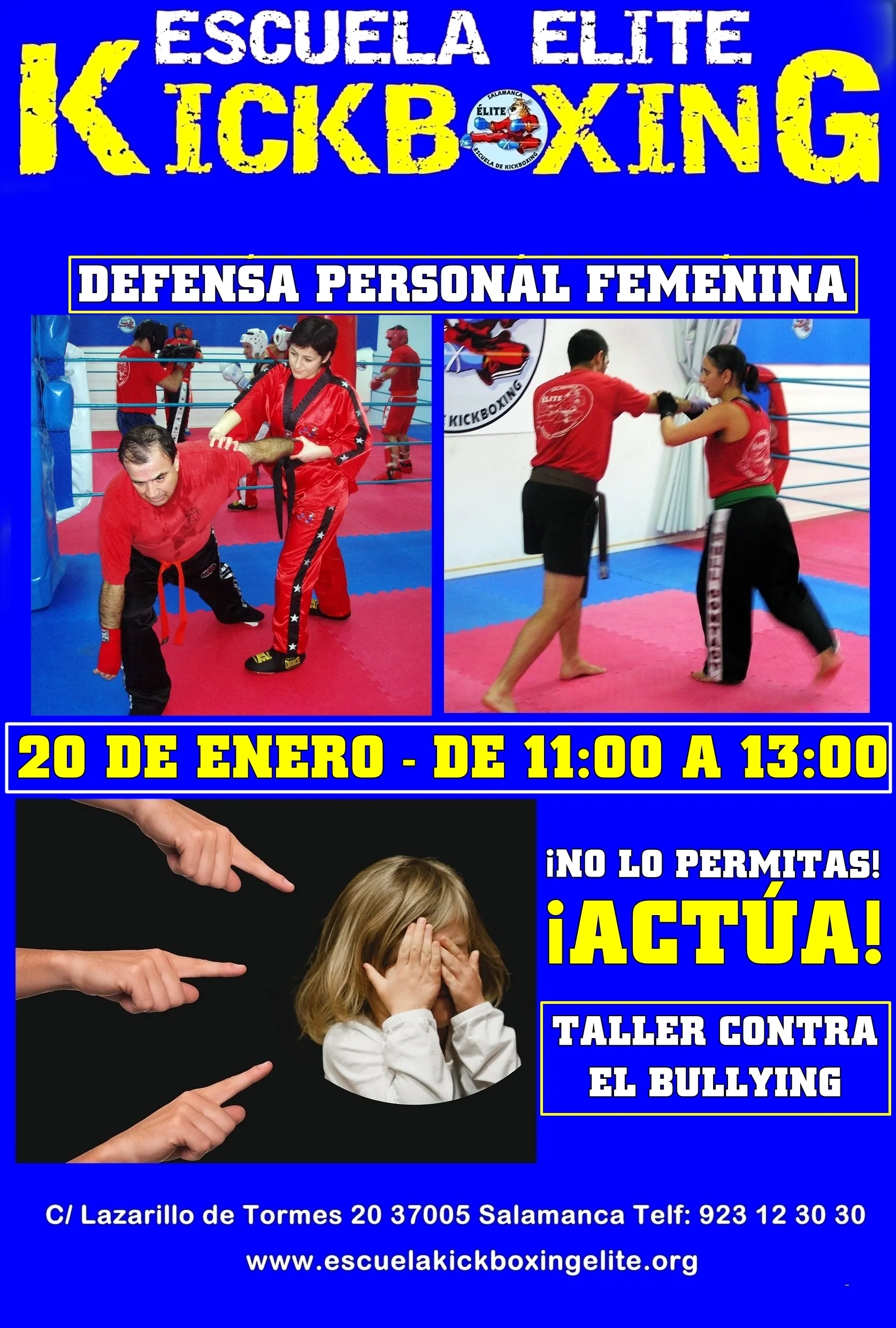Foto 2 - La Escuela de Kickboxing &Eacute;lite organiza un curso gratuito de defensa personal femenina