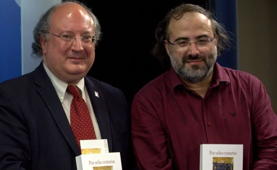 Enrique Cabero y A. P. Alencart (Foto de José Amador Martín)