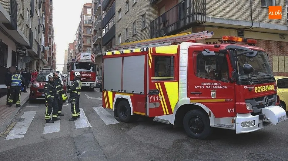 Foto 2 - Susto en la calle Bolivia por el incendio en la cocina de una vivienda