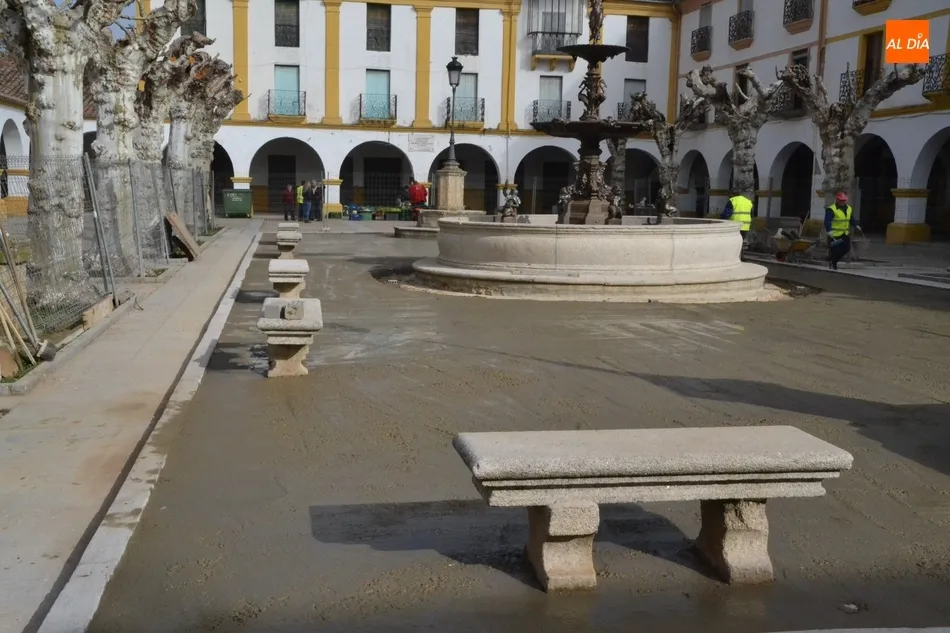 La arena ya es historia en la Plazuela del Buen Alcalde  