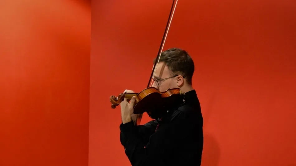 El violinista salmantino Luis Inestal. Foto: Luis Inestal