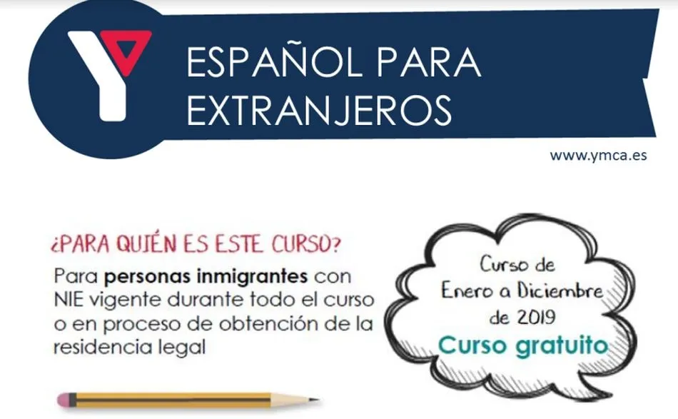 YMCA comienza los cursos gratuitos de español para extranjeros