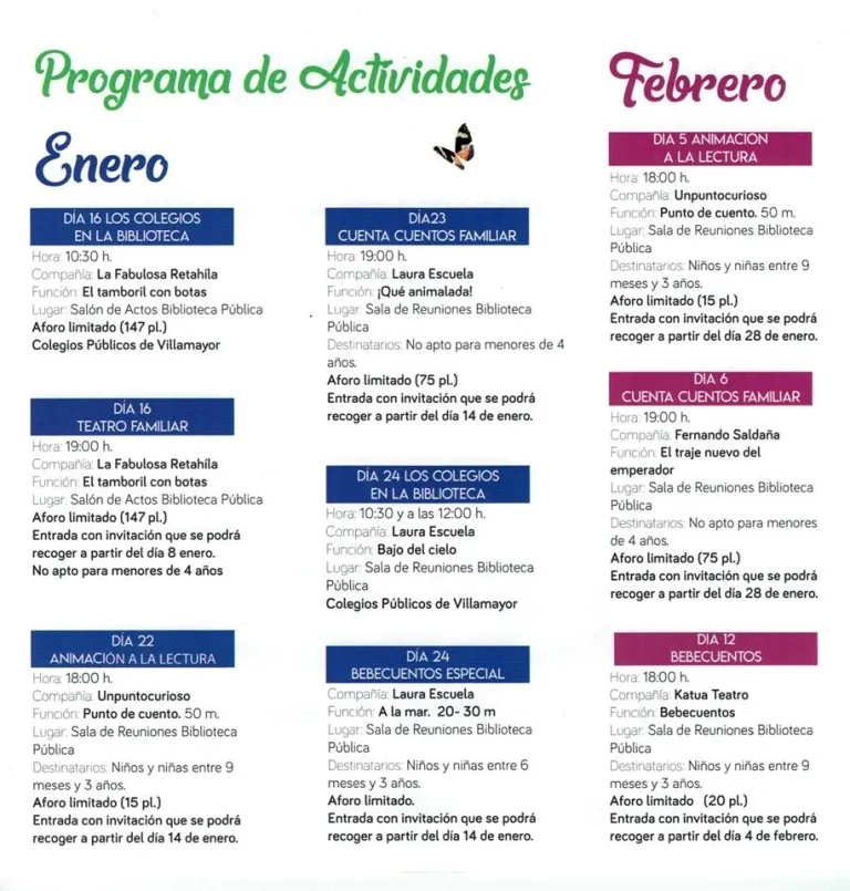 Foto 4 - La biblioteca municipal de Villamayor asegura un trimestre animado para todos los p&uacute;blicos