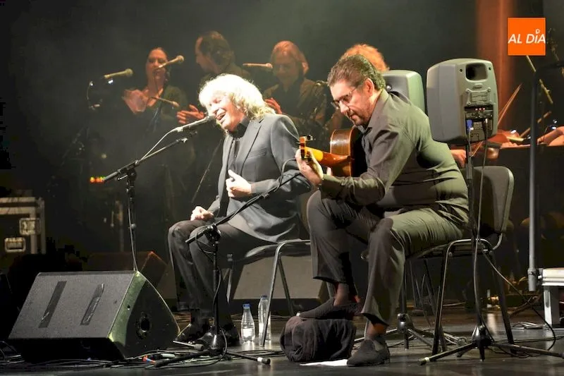 José Mercé durante el concierto/ Foto: Lydia González