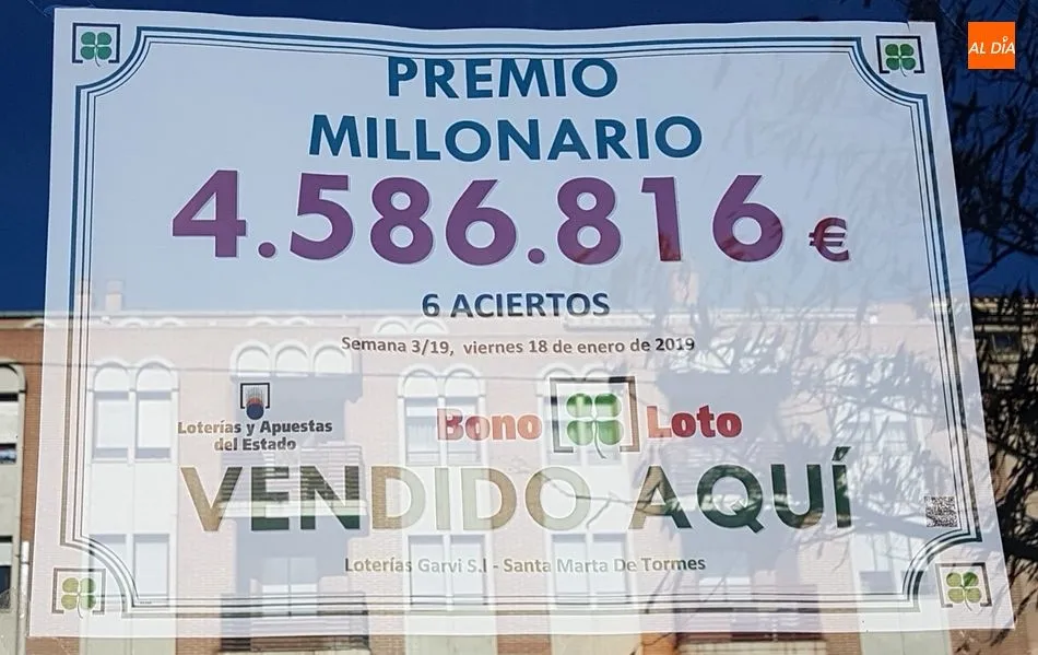 Foto 2 - La BonoLoto deja m&aacute;s de 4,5 millones en Santa Marta de Tormes