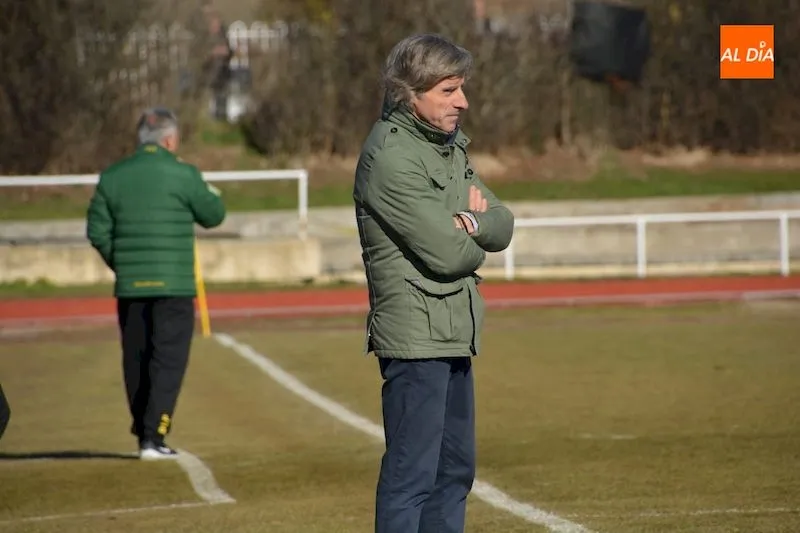 Roberto Aguirre durante el partido/ Foto: Lydia González