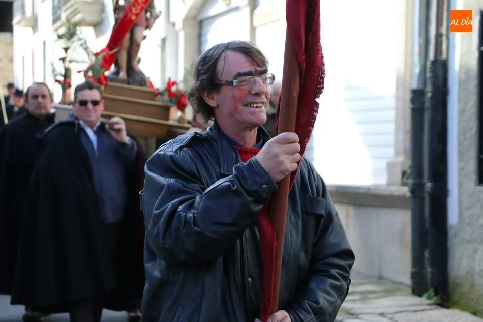 Foto 4 - Los mayordomos de San Sebasti&aacute;n en Villavieja presiden la procesi&oacute;n y proceden a la &lsquo;colaci&oacute;n...