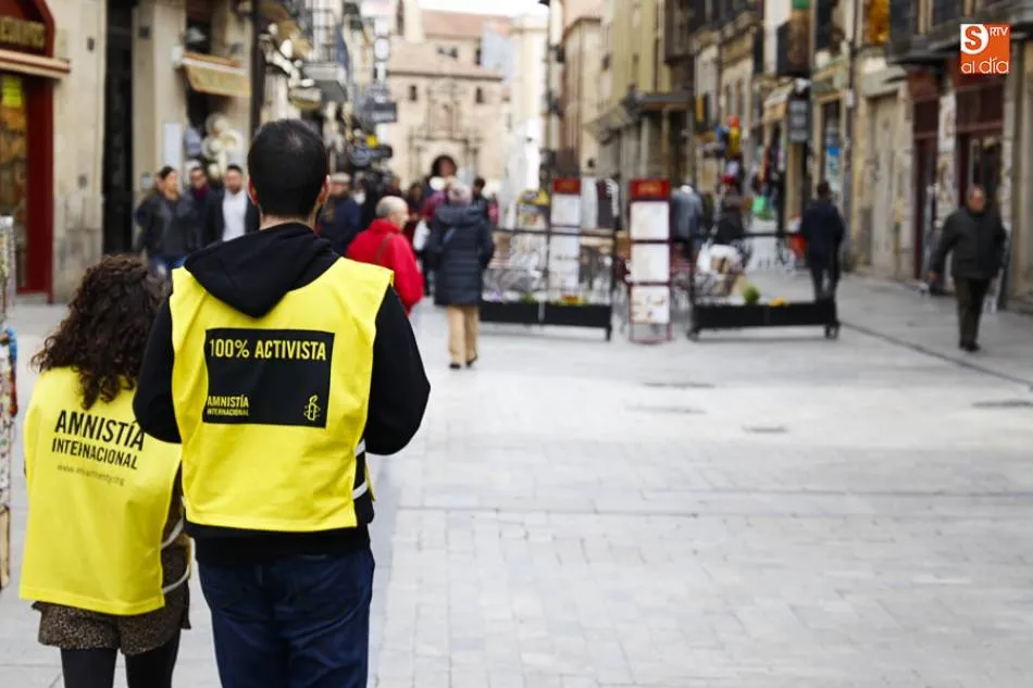 Amnistía Internacional, más de 500 socios y una veintena de activistas en Salamanca