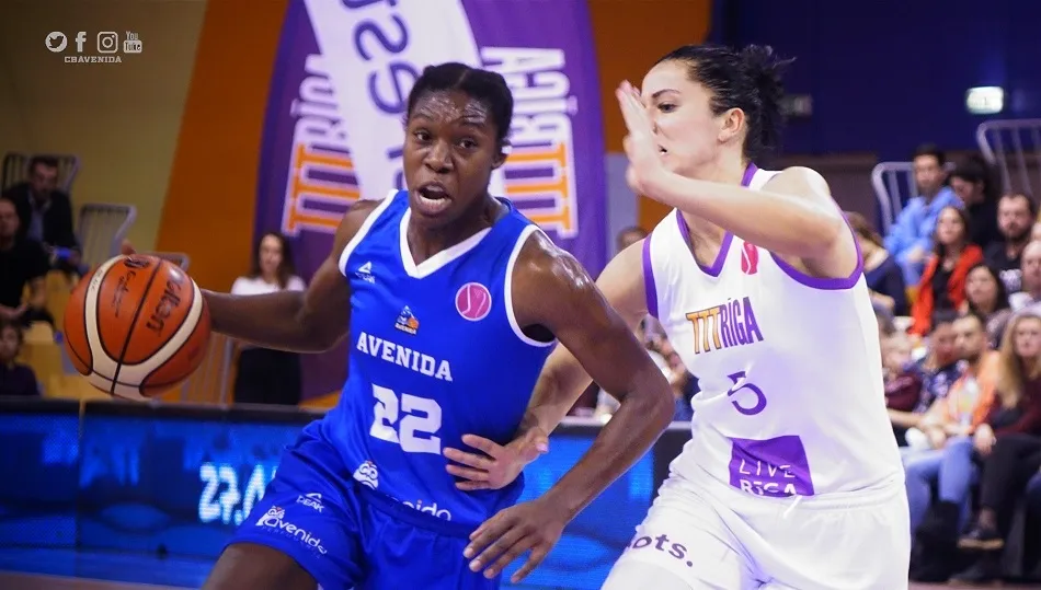 Givens, en el partido de ida ante el TTT Riga / @CBAvenida