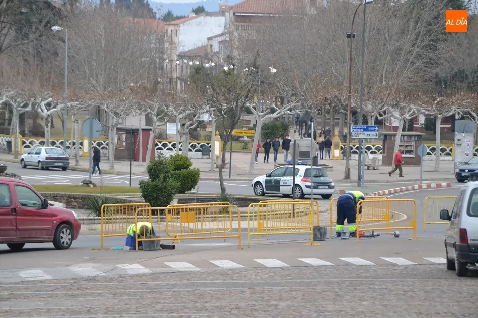 Foto 7 - El recorrido de los encierros ser&aacute; ligeramente m&aacute;s estrecho en la Glorieta del &Aacute;rbol Gordo  